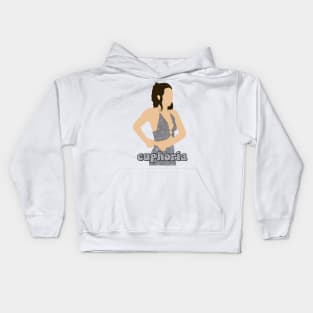 maddy perez euphoria cartoon Kids Hoodie